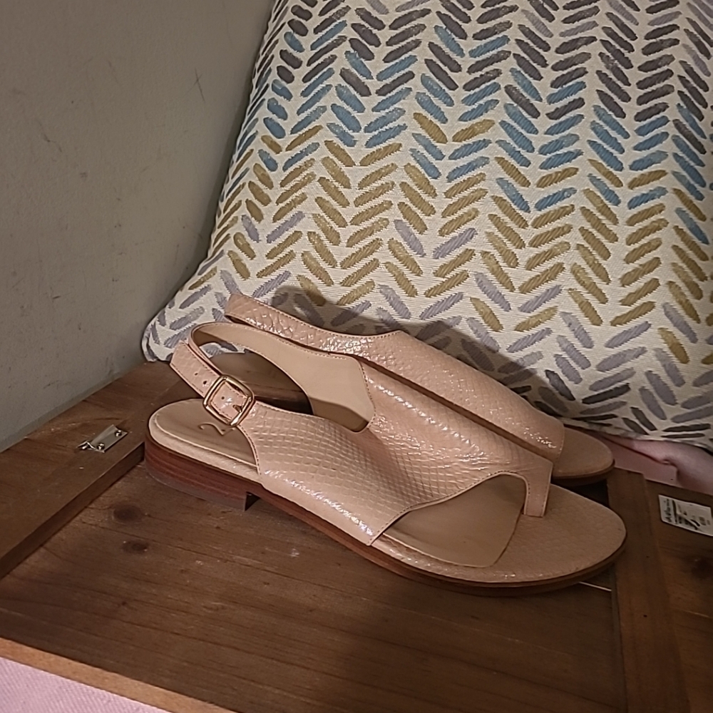 Naturalizer 27 Edit Emma Slingback Sandals, Python Natural - Picture 4 of 6